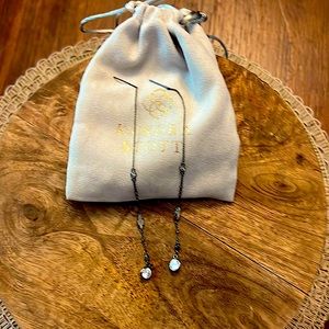 Kendra Scott Gunmetal earrings